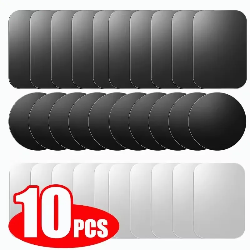 Tablet Car Mount - 5/10 pièces Plaques Métalliques Magnétiques Autocollantes