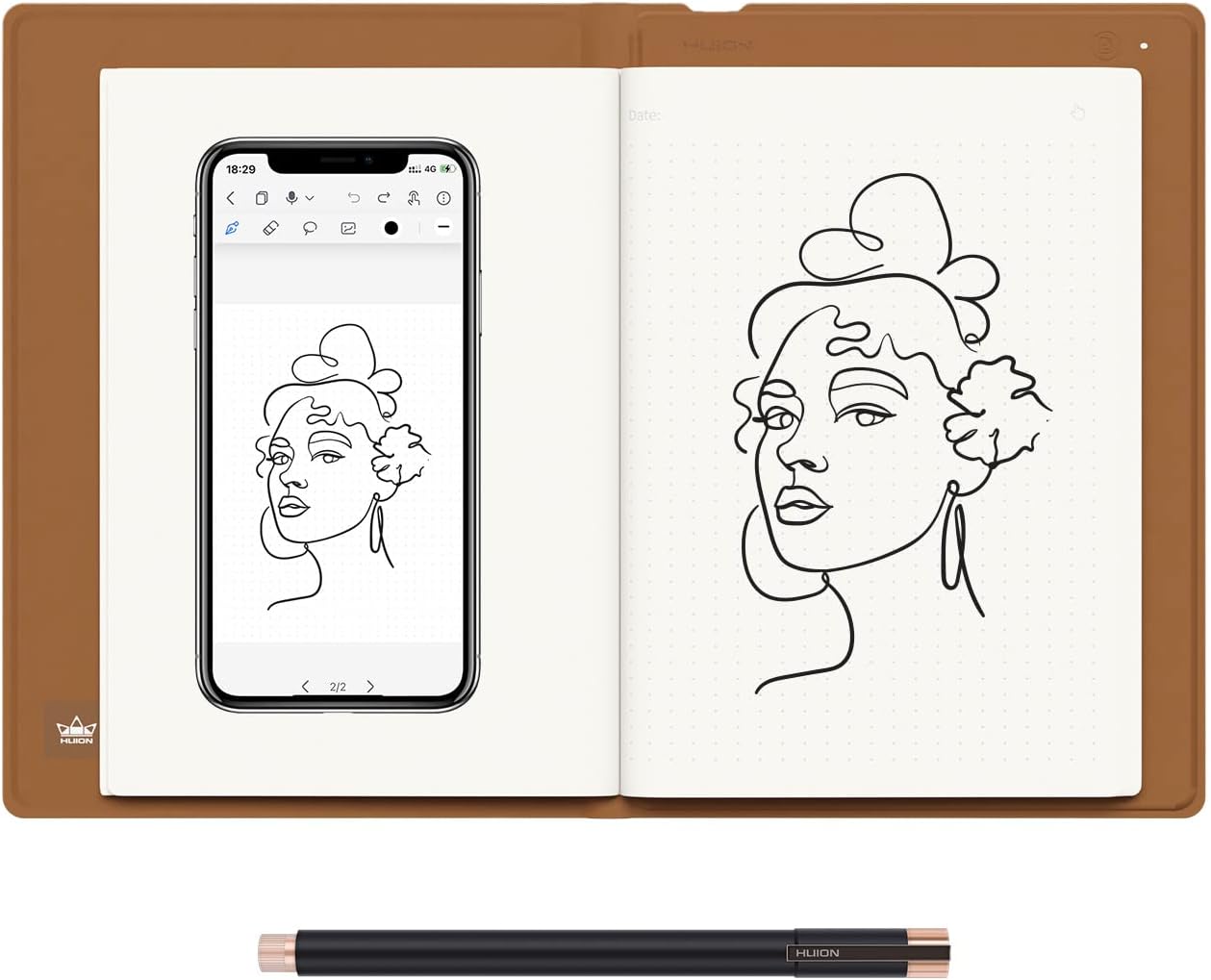 Huion note 2 en 1 cahier d'écr - Graphic Tablet Accessories avis et prix