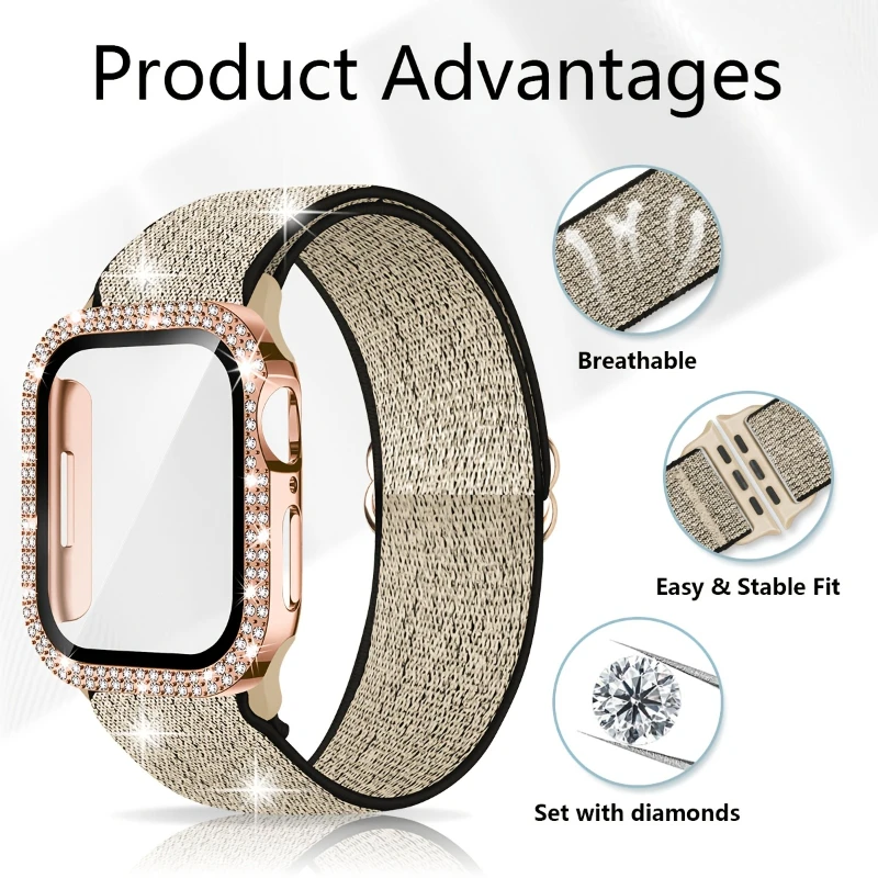 Bracelet + étui pour Apple Wat - Tablet Accessories For Girls avis et prix