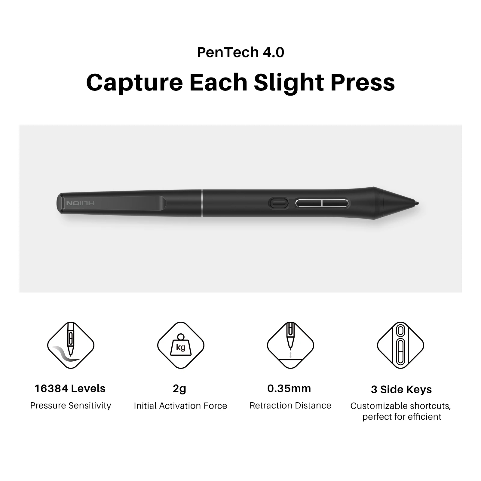 Huion-Tablette moniteur Kamvas - Graphic Tablet Accessories avis et prix