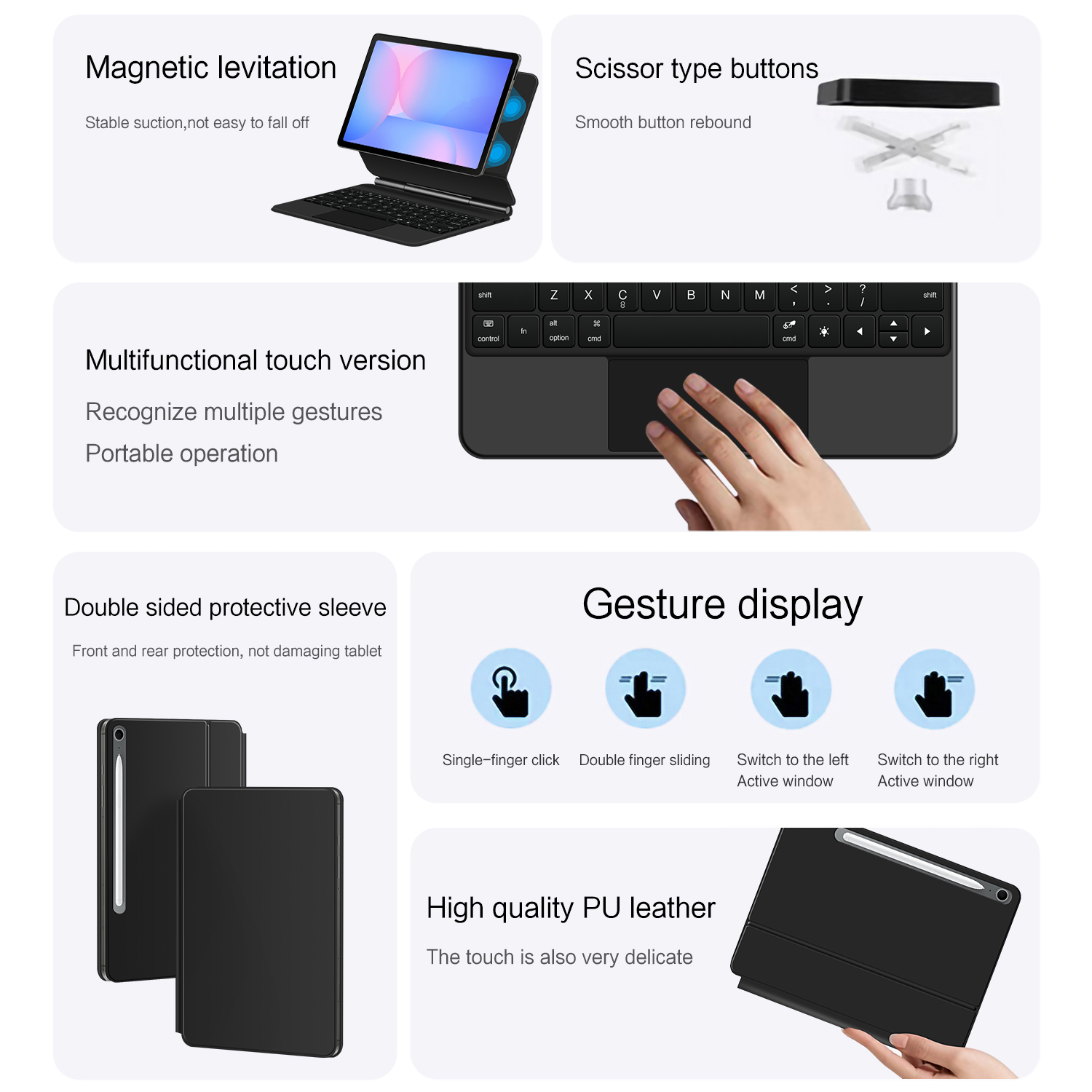 Clavier magique pour Samsung G - Tablet S9 Fe Accessories avis et prix